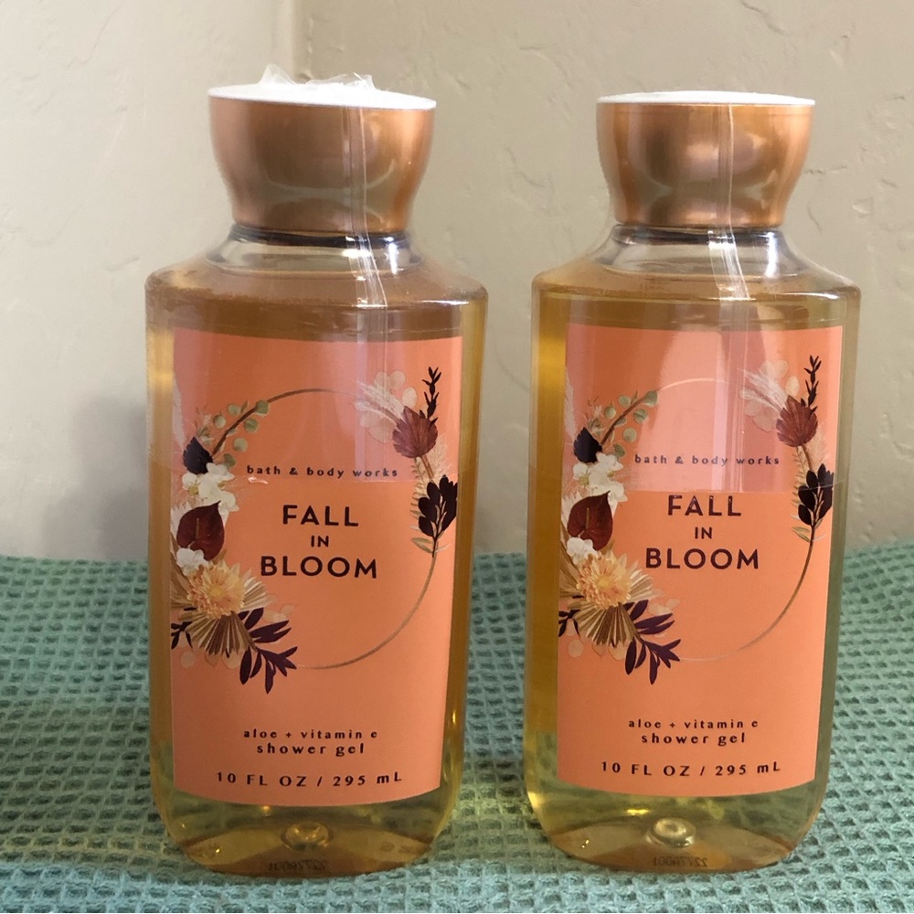 Bath & Body Works Fall in Bloom Aloe + Vitamin E Shower Gel 2-Pack
